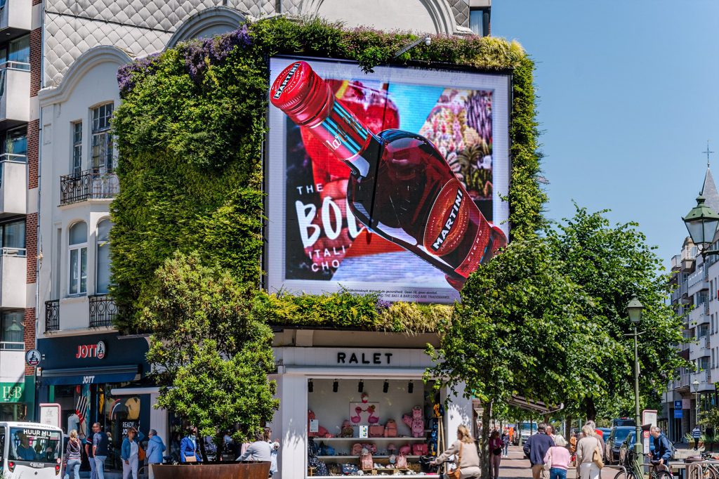 3D DOOH Martini Knokke