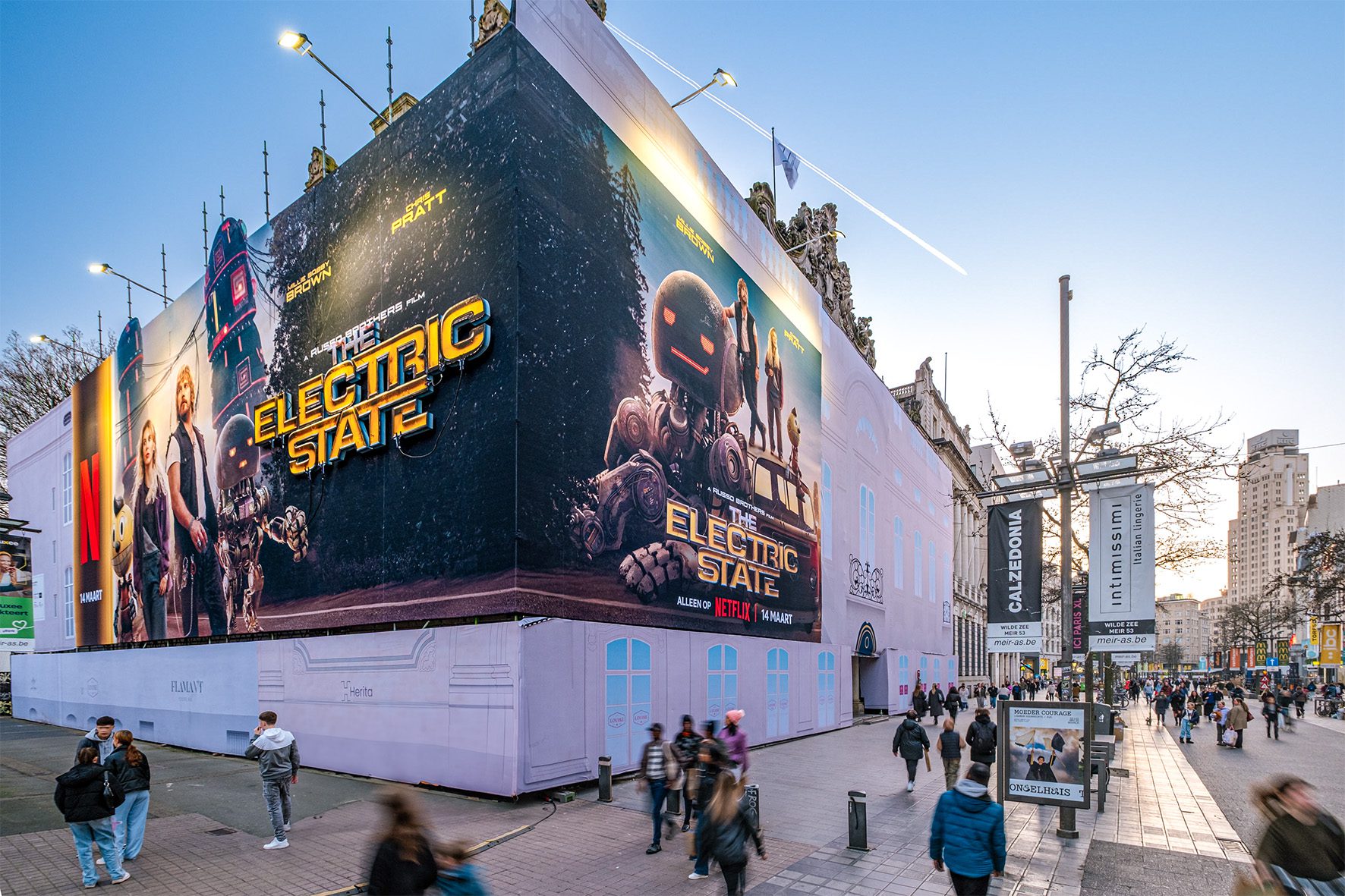 Out of Home Meir Antwerp Netflix